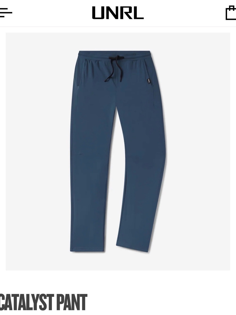 UNRL Catalyst Men’s Joggers — Navy Blue